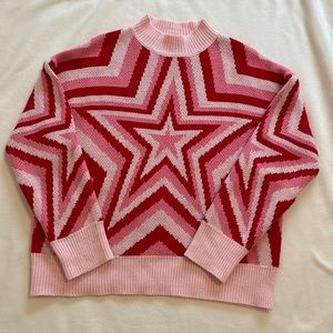 Shein Star Mockneck Sweater